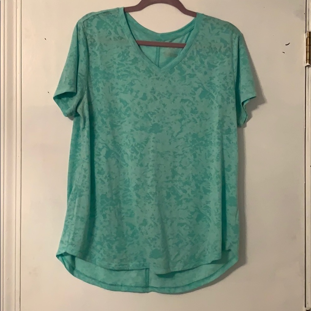 Aqua tek gear dry tech high low work out top xl